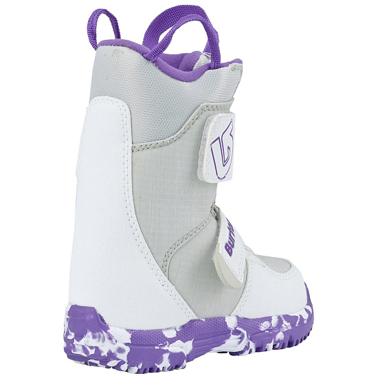 Сноубордические ботинки детские Burton Mini-Grom White/Purple - Фото 2 большая