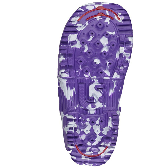 Сноубордические ботинки детские Burton Mini-Grom White/Purple - Фото 3 большая
