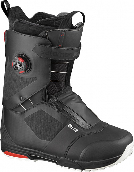 Сноубордические ботинки мужские Salomon Trek S/Lab Black/Rd/Bk - Фото 1 большая