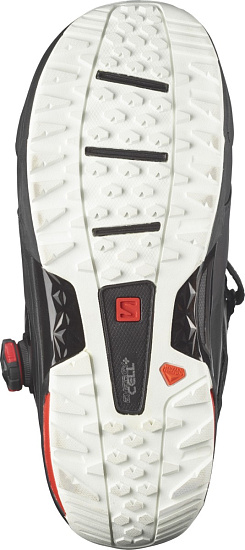 Сноубордические ботинки мужские Salomon Trek S/Lab Black/Rd/Bk - Фото 3 большая