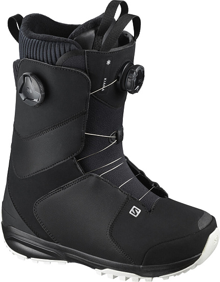 Сноубордические ботинки женские Salomon Kiana Focus Boa Black/Bk/Wh - Фото 1 большая