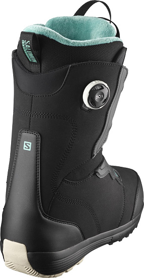 Сноубордические ботинки женские Salomon Ivy Boa Sj Boa Black Bk/Bk/M - Фото 2 большая