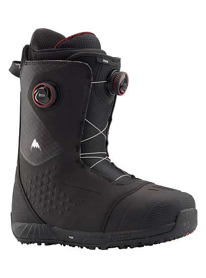 Сноубордические ботинки мужские Burton Ion Boa Black/Red - Фото 1 большая