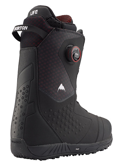 Сноубордические ботинки мужские Burton Ion Boa Black/Red - Фото 2 большая
