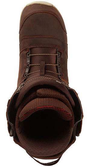 Сноубордические ботинки мужские Burton Ion Leather Deep Cognac - Фото 3 большая