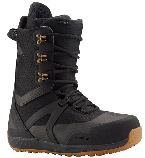 Сноубордические ботинки мужские Burton Kendo Black/Gum - Фото 1 большая