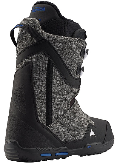 Сноубордические ботинки мужские Burton Rampant Black/Blue - Фото 2 большая