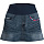 Юбка женская Crazy Idea Hidrogen Print Light Jeans - Фото 1 малая