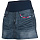 Юбка женская Crazy Idea Hidrogen Print Light Jeans - Фото 2 малая