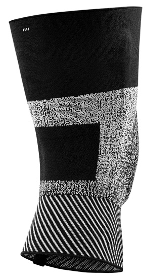 Коленный бандаж CEP CS172U Max Support Compression Black/White - Фото 2 большая