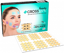 Кинезиотейп BBTape Cross Tape Beauty Тип A Бежевый