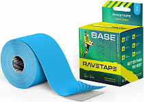Кинезиотейп Ravetape Base 5×5 Blue