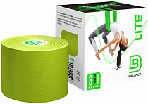 Кинезиотейп BBTape Lite 5 см х 5 м Лайм
