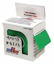 Кинезиотейп BBTape 5см x 5м Зеленый