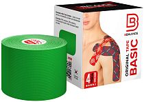 Кинезиотейп BBTape 5см x 5м Зеленый