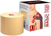Кинезиотейп BBTape 5 см x 5 м бежевый