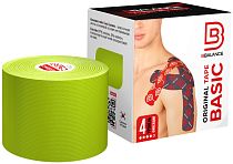 Кинезиотейп BBTape 5 см x 5 м лайм