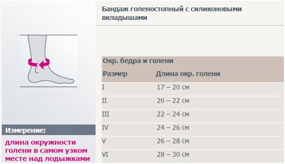 Бандаж голеностопный с силиконовыми вкладышами Medi Levamed E+motion - Фото 9 большая