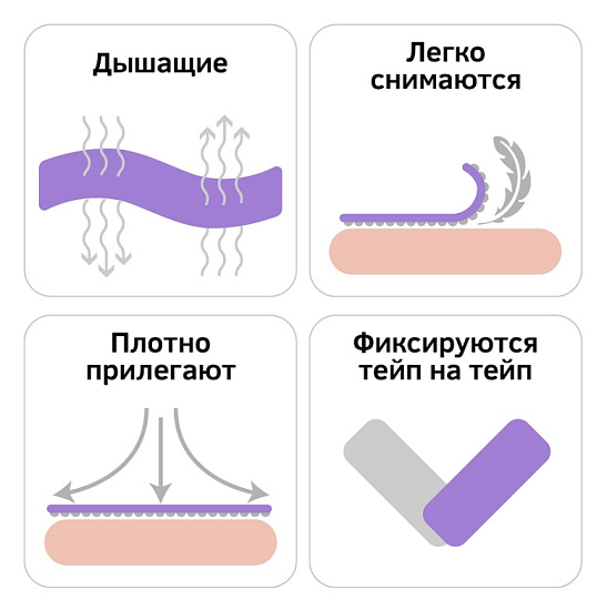 Кинезиотейп BBTape Super Soft 5см*5м Сакура - Фото 2 большая