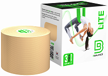 Кинезиотейп BBTape Lite 5 см х 5 м бежевый