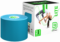 Кинезиотейп BBTape Lite 5 см х 5 м голубой
