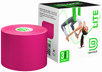 Кинезиотейп BBTape Lite 5 см х 5 м розовый