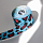 Кинезиотейп Ravetape Base 5×5 Jaguar on Lightblue - Фото 2 малая