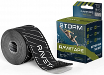 Кинезиотейп Ravetape Storm 5×5 Reflective 2 on Black
