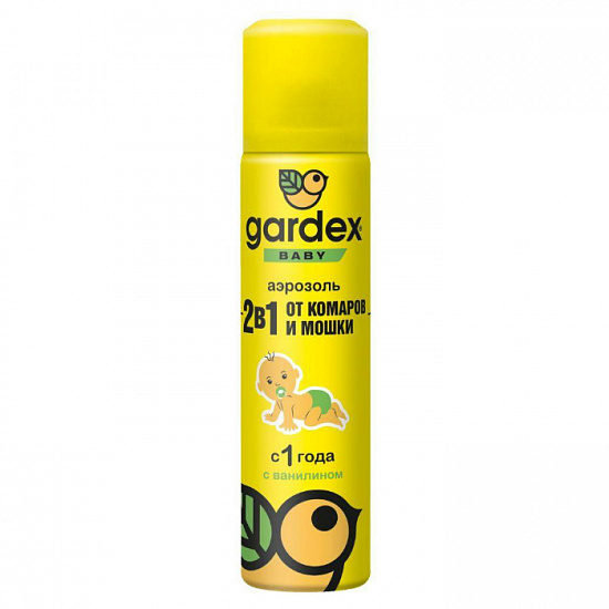 Аэрозоль от комаров и мошки для детей Gardex Baby 80 мл - Фото 1 большая