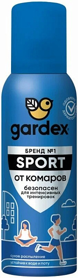 Аэрозоль Gardex Sport от комаров 100мл - Фото 1 большая