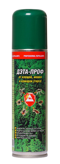 Средство репеллентное Тюменские аэрозоли Дэта-Проф 3в1 210мл - Фото 1 большая