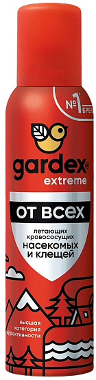 Аэрозоль-репеллент Gardex Extreme от всех летающий кровососущих 150мл - Фото 1 большая