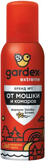 Аэрозоль-репеллент от мошки и комаров Gardex Extreme 100мл - Фото 1 большая