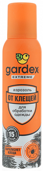 Аэрозоль от клещей Gardex Extreme 150мл - Фото 1 большая