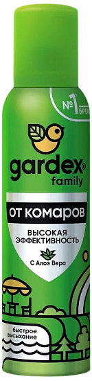 Аэрозоль-репеллент Gardex Family от комаров 150мл - Фото 1 большая