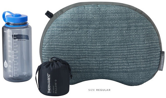 Подушка Therm-a-Rest Airhead Regular Blue Woven Dot - Фото 3 большая