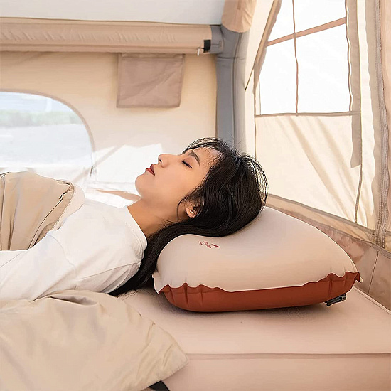 Подушка Naturehike 3D Comfortable Silent Apricot - Фото 6 большая