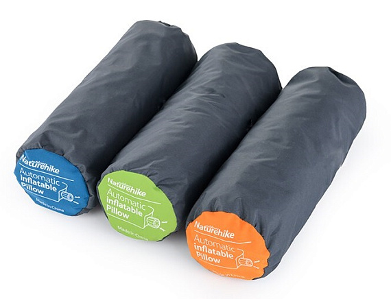 Подушка Naturehike Sponge Automatic Inflating Orange - Фото 4 большая