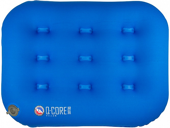 Подушка надувная Big Agnes Q-Core Deluxe Blue - Фото 1 большая