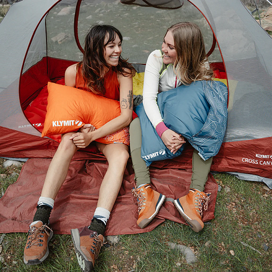 Наволочка Klymit Drift Camping Pillowcase Queen голубой - Фото 5 большая