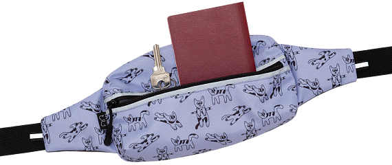 Поясная сумка Enklepp Marathon Retro Cats - Фото 5 большая