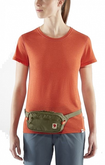 Поясная сумка Fjallraven High Coast Hip Pack Black - Фото 6 большая