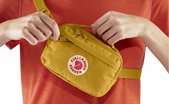 Поясная сумка Fjallraven Kanken Hip Pack Graphite - Фото 6 большая