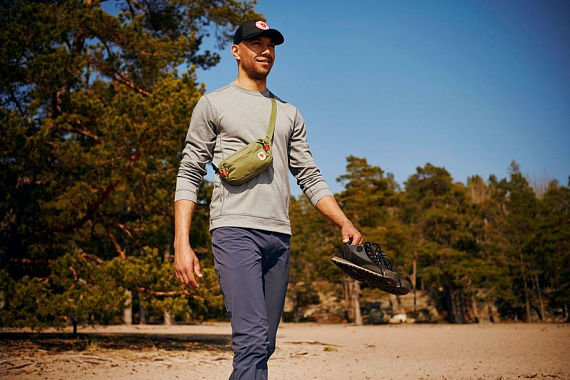 Поясная сумка Fjallraven High Coast Hip Pack Shark Grey - Фото 11 большая