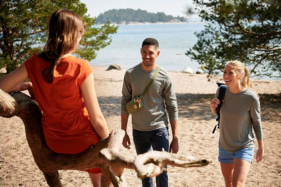 Поясная сумка Fjallraven High Coast Hip Pack Ochre - Фото 10 большая