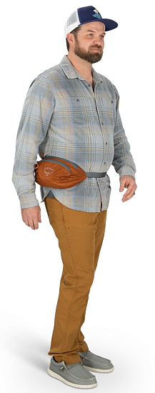 Поясная сумка Osprey UL Stuff Waist Pack 1 Waterfront Blue - Фото 4 большая