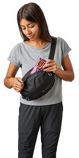 Поясная сумка Gregory Nano Waistpack Obsidan Black - Фото 3 большая