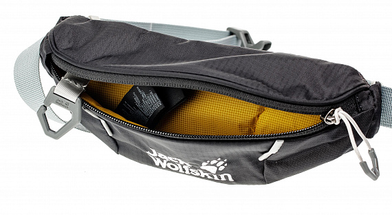 Поясная сумка Jack Wolfskin Cross Run Black - Фото 3 большая