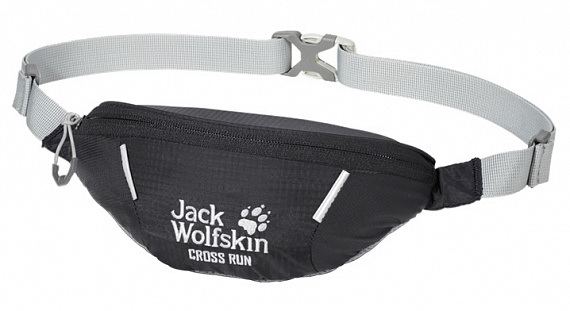 Поясная сумка Jack Wolfskin Cross Run Black - Фото 1 большая