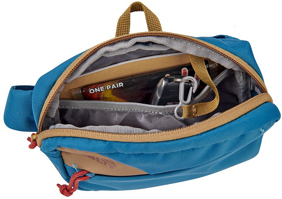 Поясная cумка Kelty Stub Lyons Blue/Dull Gold - Фото 3 большая